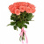 Букет из 25 коралловых роз