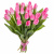 Букет из 23 розовых тюльпанов
