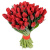 Букет из 35 красных тюльпанов