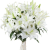 Букет из 11 белых лилий