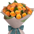 Букет из 21 оранжевой розы в крафте Букет из 21 оранжевой розы в крафте